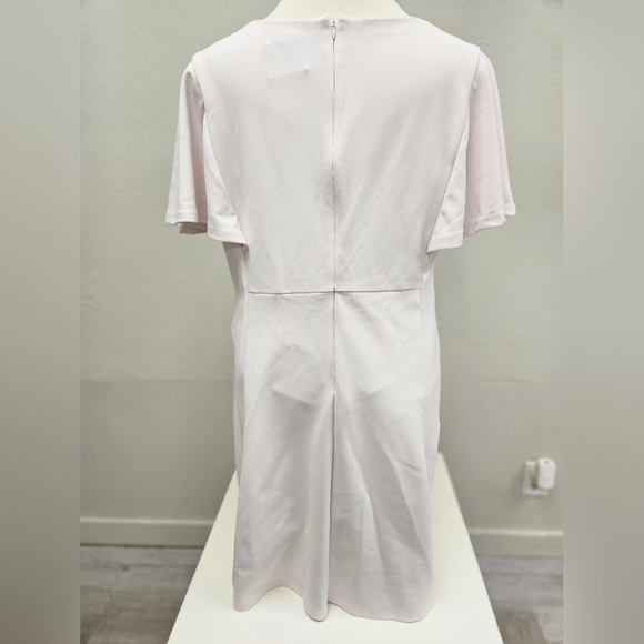LIZ CLAIBORNE Flutter Dress Size 18W pale pink - Picture 4 of 6